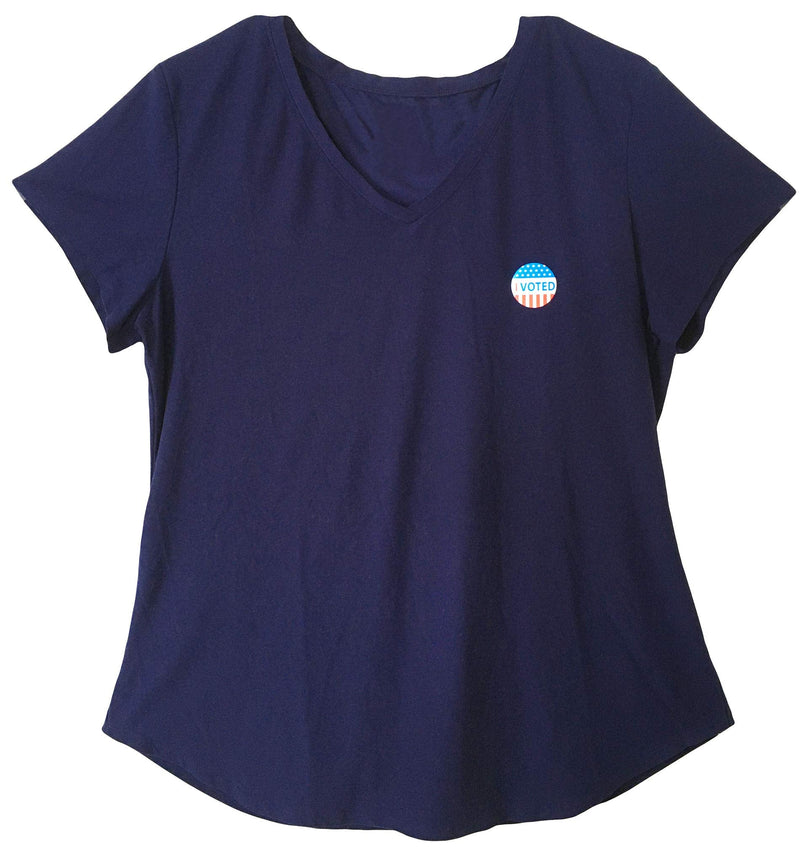InStockLabels Red-White-and-Blue I Voted Circle Stickers, 1.5-Inch Round Labels, Pack of 500