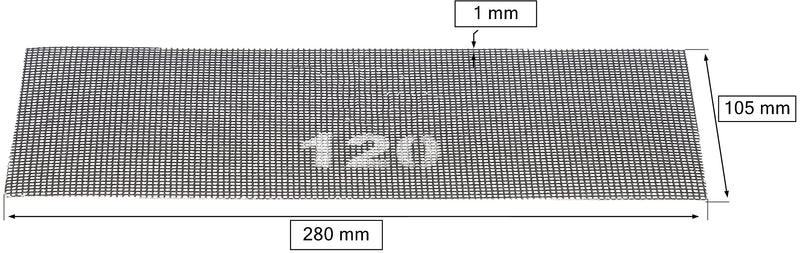 KOTARBAU® set of 20 sanding grids for plasterboard sanders for sanding drywall 120 20
