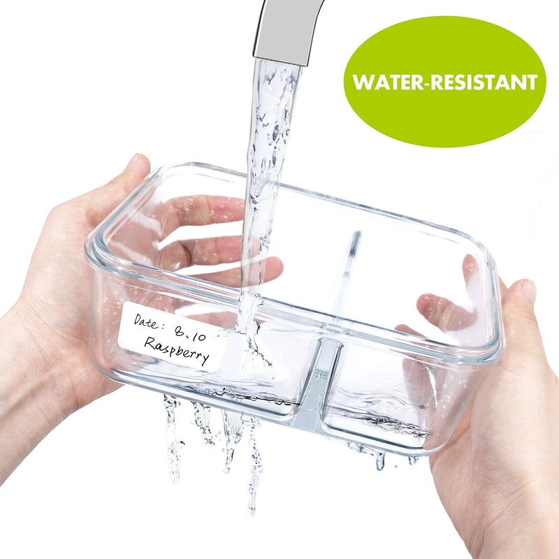 [Australia - AusPower] - 1000 Blank Removable Freezer Labels Water Oil Resistant with Perforation Line for Food Containers Jars Pantry Organization (Each Measures 1” x 2”) 1” x 2” 