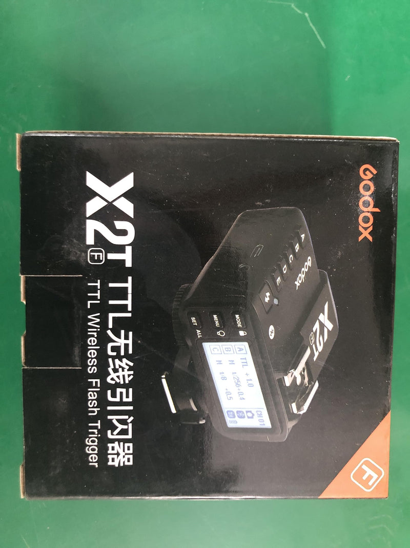 Godox X2T-F Wireless Flash Trigger for Fujifilm, 2.4G TTL II HSS 1/8000s Group Function LCD Control Panel Flash Transmitter Compatible with Fujifilm GRX50S X-T1 X-T2 X-10 X-PRO1 X-A3