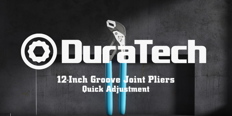 DURATECH 3-Piece Water Pump Pliers Set(8", 10", 12"), Groove Joint Pliers 8"&10"&12"
