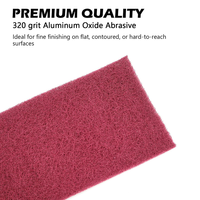 Maroon General Purpose Scuff Pads, Scuffing, Scouring Pad, Sanding, Paint Primer Prep Scratch - Surface Preparation Pad Car Auto Body Woodworking 7447-Premium, 5 Inches * 30 Feet Maroon