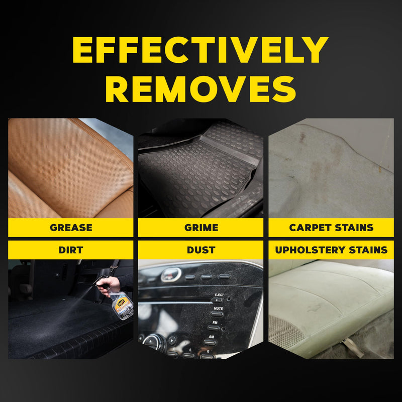 Meguiar's All Surface Interior Cleaner - All Purpose Interior Cleaner Quickly and Safely Cleans All Your Interior Surfaces and Leaves Behind a Pleasant Scent - Premium Auto Interior Cleaner, 16oz