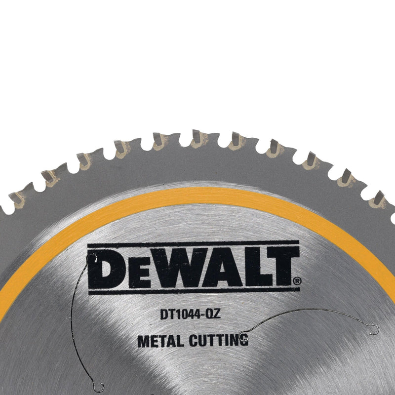 DEWALT DT1044-QZ Metal Circular Saw Blade for Use on Hand-Held Circular Saws for Cutting Mild Steel, Metal Bolts, Angle Irons, Steel Tubes, Diameter: 184 mm, Bore: 20 mm, 48 Teeth, Suitable for DCS383