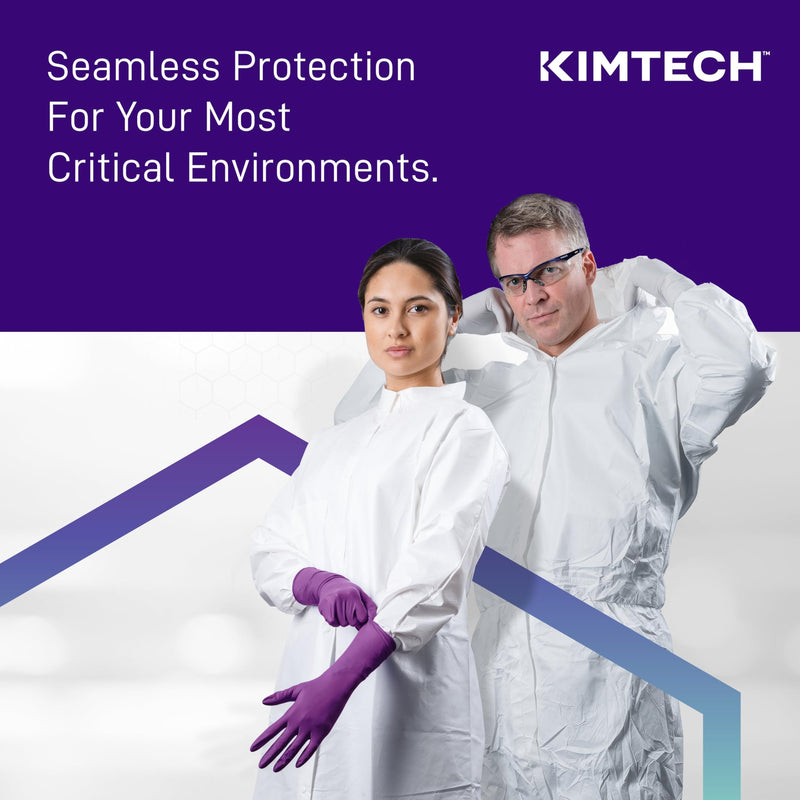 Kimtech™ Sterling™ Nitrile Exam Gloves (50708), 3.5 Mil, 9.5”, Ambidextrous, Large, (200 Gloves/Box) Regular (9.5")