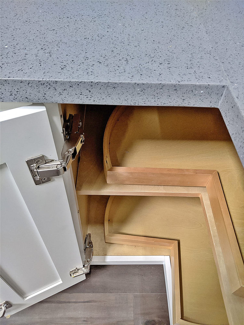 2 of Clip-on Soft-Close Hinge for Corner Lazy Susan Hinges Full Overlay Concealed for Corner Cabinet Lasy Susan Hinge (165 Degree) 165 Degree