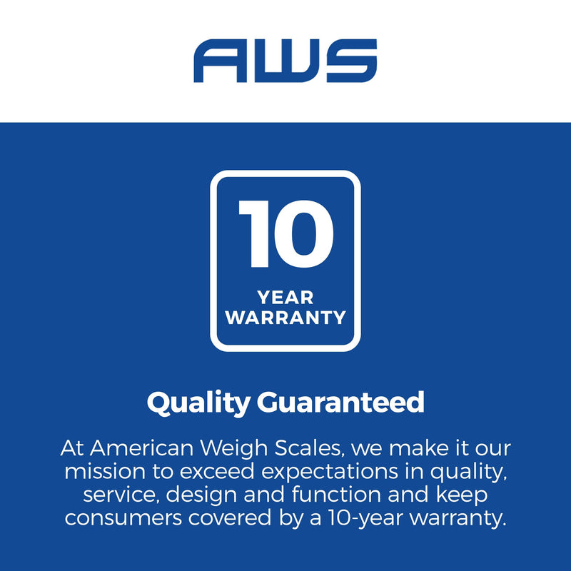 American Weigh Scales Bench Series Precision Digital Kitchen Weight Scale, Food Measuring Scale, 1kg x 0.1g, AMW-1000-BLK