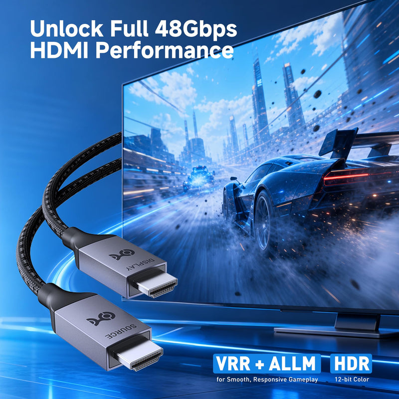 Cable Matters [Designed for Xbox Certified] Unidirectional Active 8K @60Hz Fiber Optic HDMI Cable 16.4 ft / 5m - Supporting 8K@60Hz 4K@120Hz HDR - Designed for Xbox, Compatible with PS5, Apple TV, PC 16.4 Feet