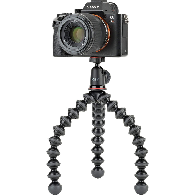 Joby JB01503 GorillaPod 1K Kit. Compact Tripod 1K Stand and Ballhead 1K for Compact Mirrorless Cameras or Devices up to 1k (2.2lbs). Black/Charcoal.
