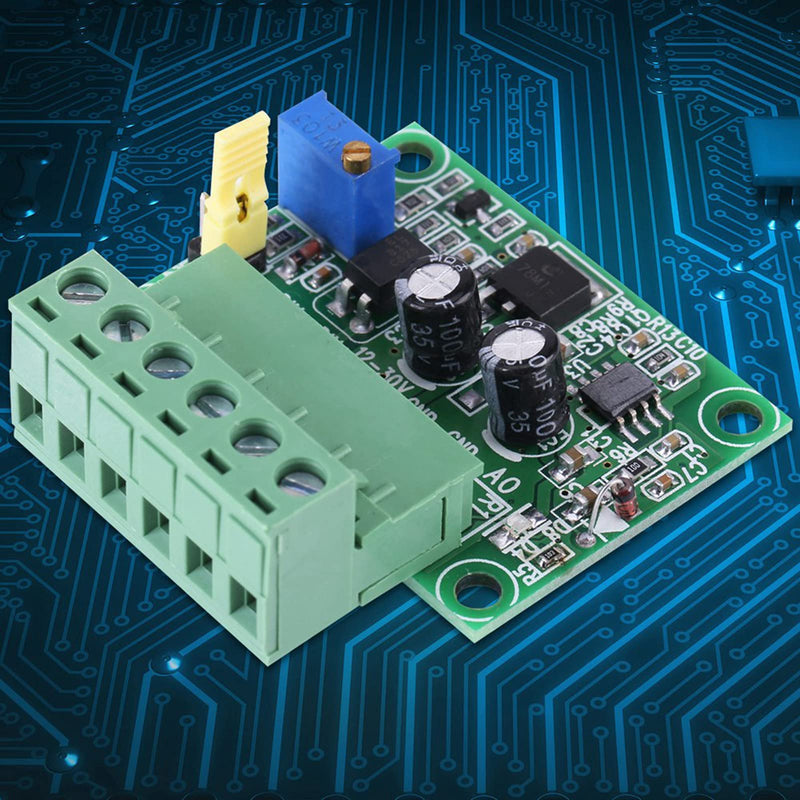 Oumefar 0-10V Digital to Analog Module PLC to Voltage Converter PWM Converter PWM to Voltage Module for Industrial Control Panel PLC