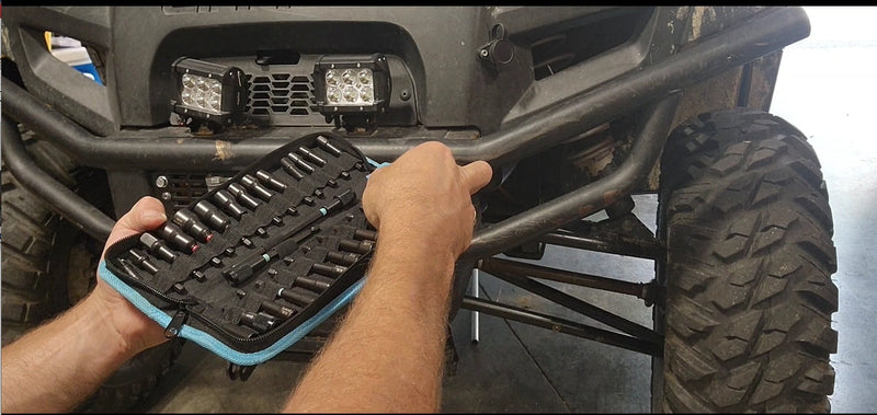 SHALL 29PCS Magnetic Nut Driver Set, Impact Drill Driver Bit 1/4" Hex Shank, SAE & Metric Cr-V Steel Power Nut Drivers with Quick-release Extensions, Impact Socket Adapters, Bit Holder and Storage Bag Variety Pack