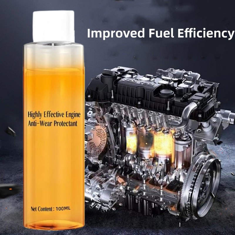 Highly Effective Engine Anti-Wear Protectant, Highly Effective Anti-Wear Protectant for Engines, Car Engine Anti-Wear Protection Agent, Engine Protectant for Fuel Saving, Noise Reduction (1pcs)