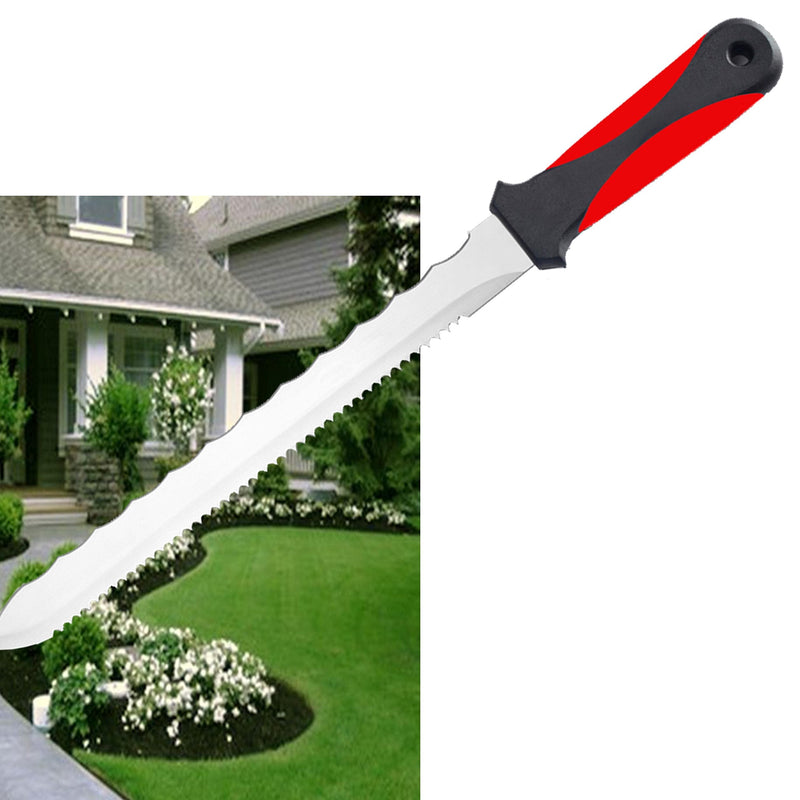 Keyfit Tools Weed Puller Weeding Knife for Deep Tap Root Weeds Like Dandelions, Crabgrass & Other Clump Grassy Weeds Stainless Steel Manual Weeder Get The Entire Root Great for Driveway & Sidewalks