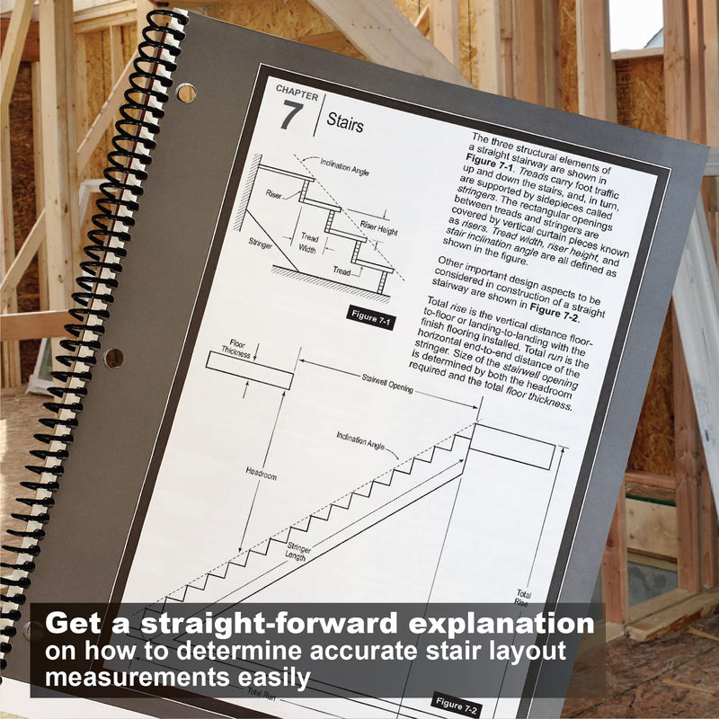 Calculated Industries 2140 Construction Master Pro Workbook and Study Guide | 4 Comprehensive Sections | Site Development | Footings, Slabs, Walls | Framing | Finishing |Practice Problems, Answers | 4 Comprehensive Sections, Site Development, Footings,...