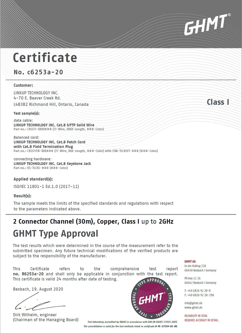 LINKUP - [GHMT & DSX8000 Certified Cat8 Ethernet Cable Connector (2-Pack) RJ45 Metal Tool Free Easy Termination Keystone Jack |for 2000MHz 2GHz 40G Double Shielded Solid LAN Cable 22AWG-24AWG Keystone Jack 02-pack Field Termination Keystone Jack