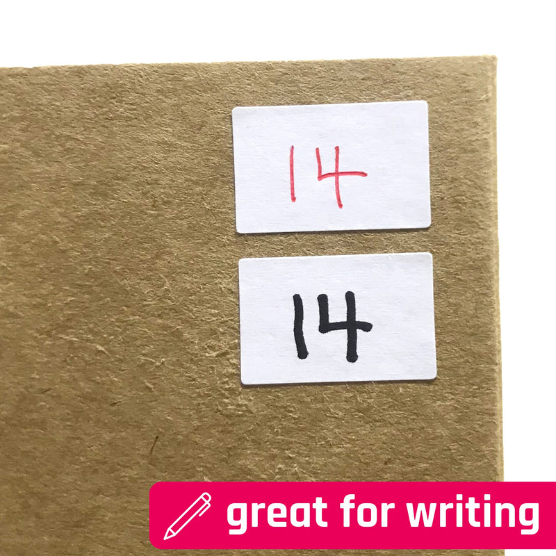 0.5" x 0.75", 1000 Pack, Matte White Labels Stickers - for Price Labels 0.5" x 0.75" | 1000 Labels - NewNest Australia