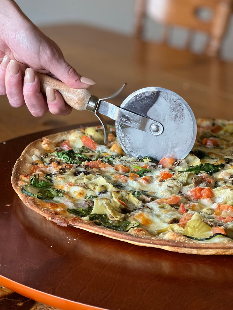 Italian Beechwood Pizza Slicer by Verve CULTURE