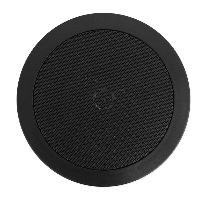 Rockville Pair CC525T Black 5.25" Commercial 70v Ceiling Speakers, 2-Way Audio, Aimable Tweeter, Paintable Grill, for Restaurants/Bars/Cafes
