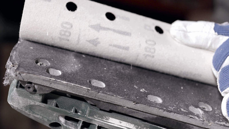 Sanding sheet set │ 40 pieces │ 93 x 190 mm │ 10 x grit 60/80/120/240 each │ self-adhesive │ for orbital sanders │ sandpaper │ sanding sheets | by FD Workstuff