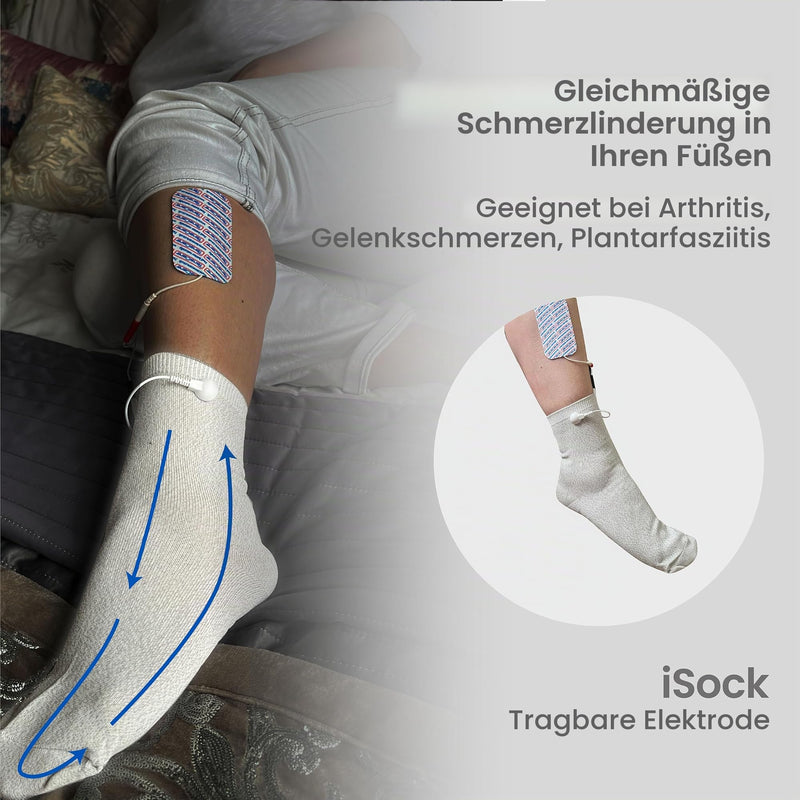 TensCare Foot Electrode - Large, Provides Pain Relief for the Foot, Improves Blood Circulation and Mobility (Use with TENS Device) Large
