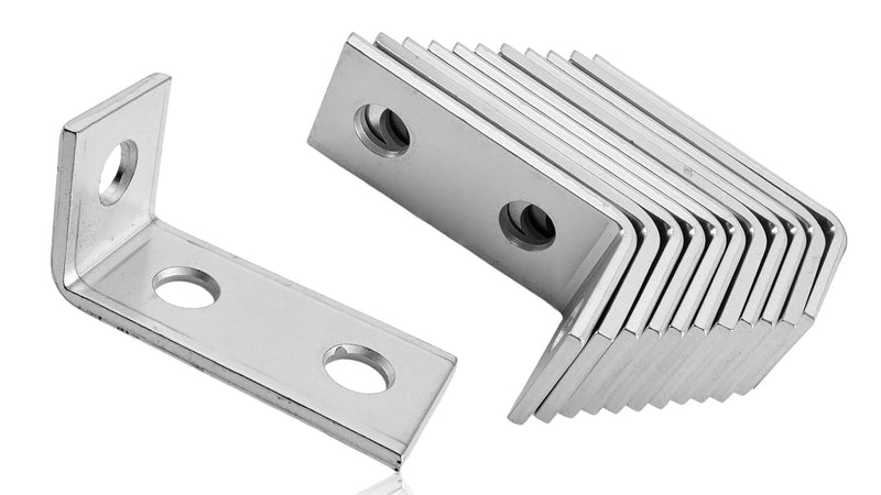 3 Hole 90 Degree L Shaped Fitting Bracket Corner Brace Fit for 1/2 inch
