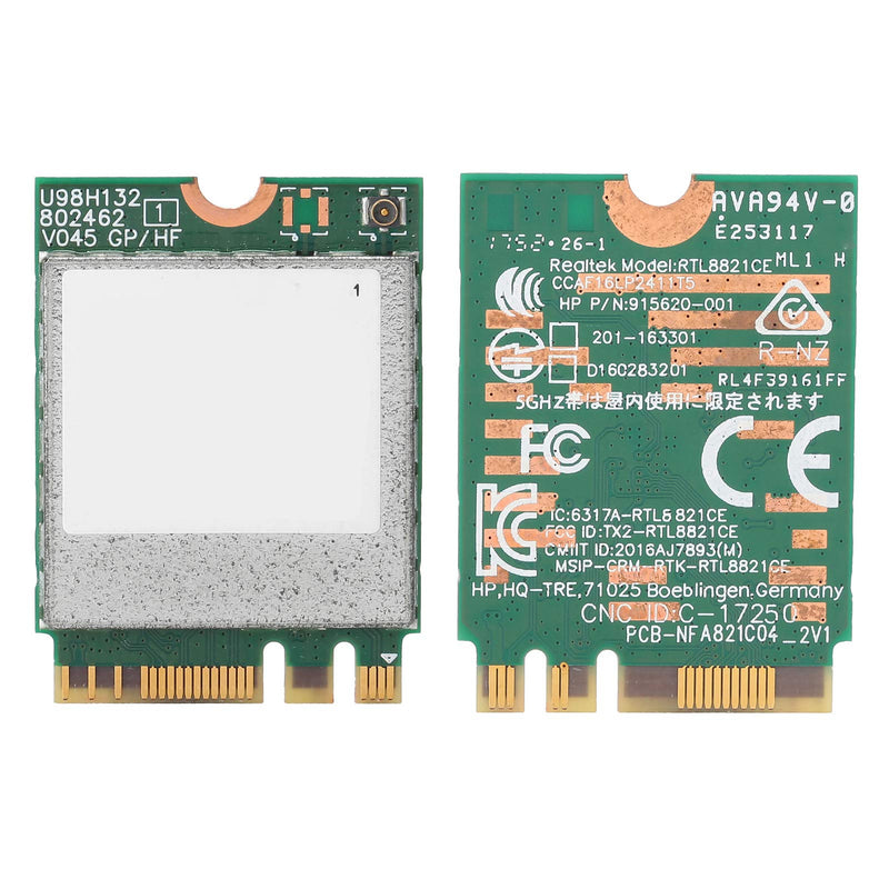 RTL8821CE Card, 2.4G & 5Ghz Wi-Fi+BT4.2 Combination Adapter Network Card, NGFF Interface for ProBook 450 G5 PB430G5 Series
