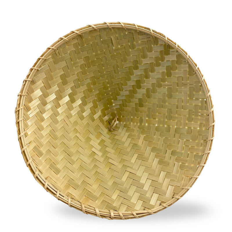 Traditional Sticky Rice Cooking Steamer Basket Wicker Lid Handcrafted “Universal Fit for all Large” Wing and Round Baskets