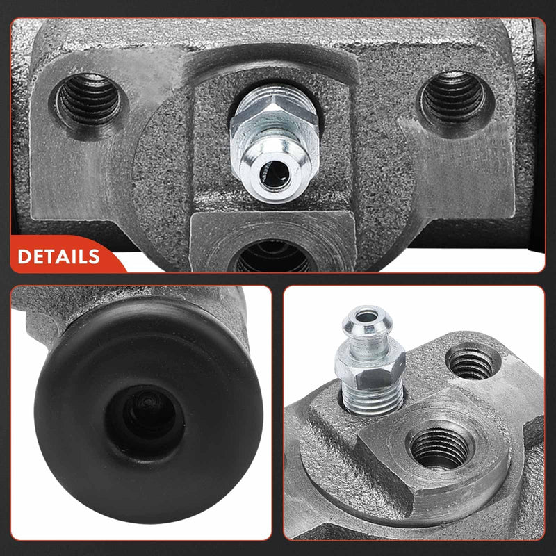 A-Premium Rear Drum Brake Wheel Cylinder Compatible with Select Ford and Mazda Models - Ranger 1998-2011, B2500 1998-2001, B2300 2001/2003-2010, B3000 1998-2001/2003-2008, B4000 1998-2001/2003-2010 Rear 1-PC