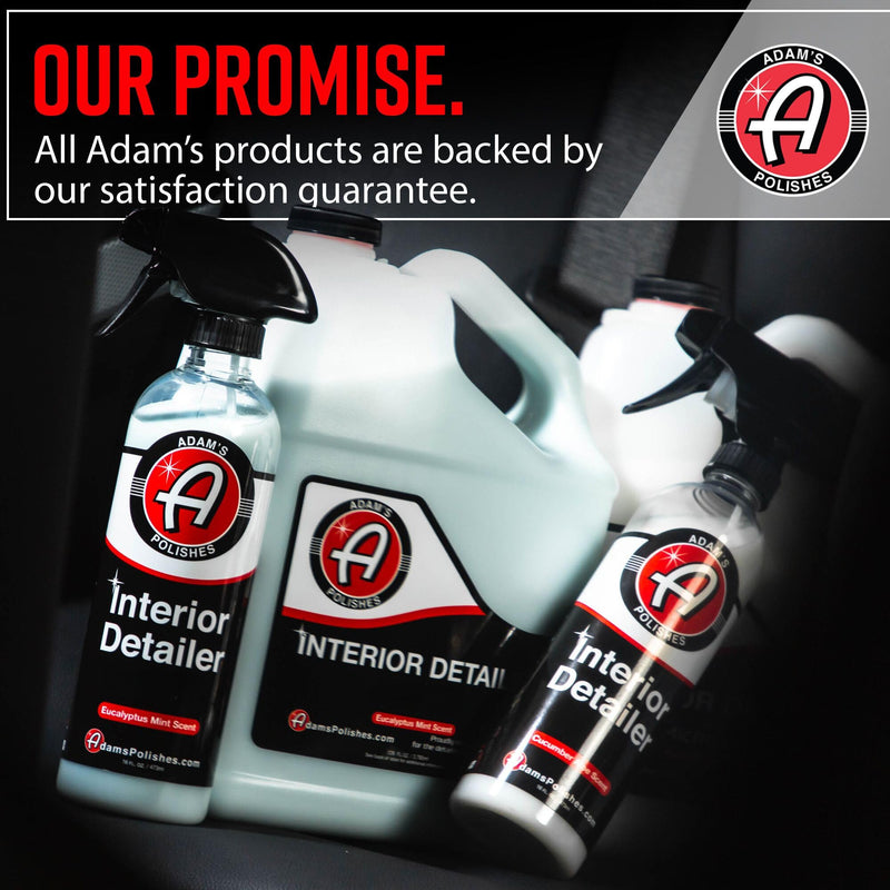 Adam's Polishes Interior Detailer (16oz) - Total Car Interior Cleaner, Protectant & Dressing | All Purpose Cleaner & Leather Conditioner | Vinyl, Dashboard, Screen, Seat Cleaner & More 16 fl. oz