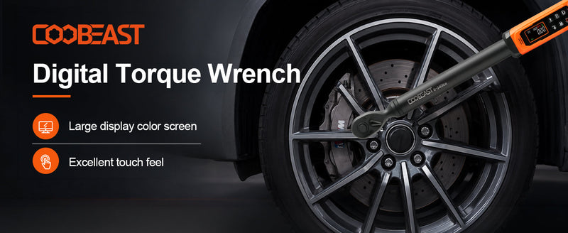 1/4 Drive Digital Torque Wrench,Preset Value(0.33-22.1 Ft.lbs./0.45-30Nm) Orange 1/4-inch (0.33-22.1 Ft.lbs./0.45-30Nm)