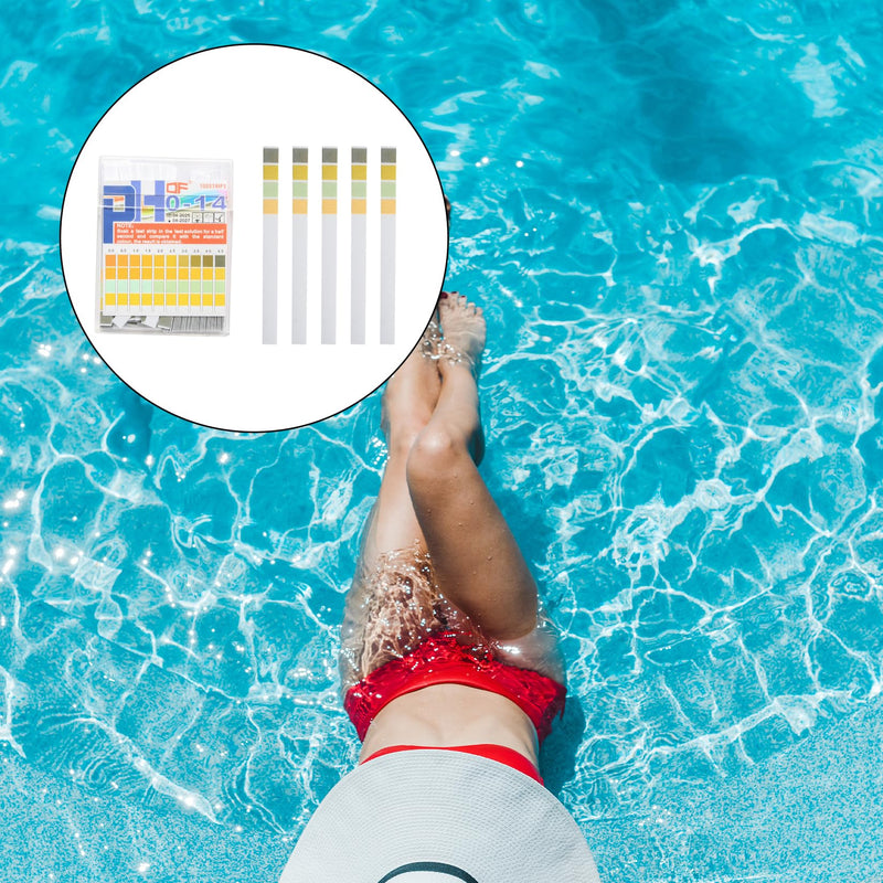 100 pH Test Strips 0-14 Indicator Paper for Water, Pool, Aquarium | Ideal for drinking water, swimming pools, aquariums, ponds, laboratories, schools and industrial processes.