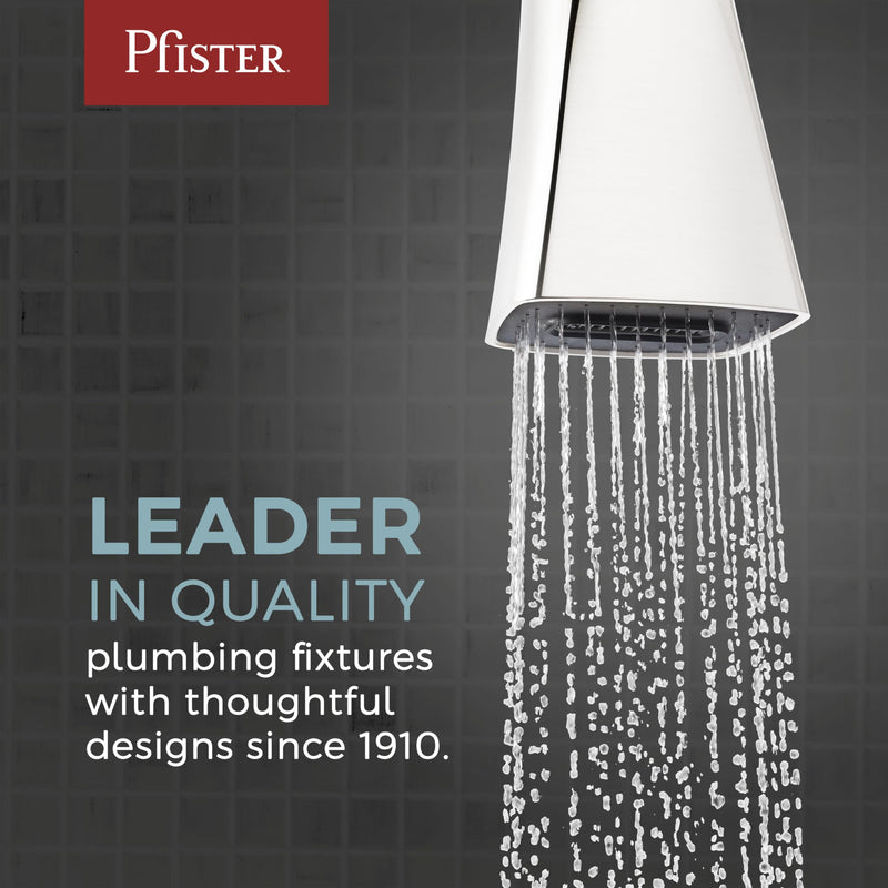 Pfister R890600 Pfirst Modern 1-Handle Shower Trim Only Less Showerhead, Polished Chrome 1 Pack