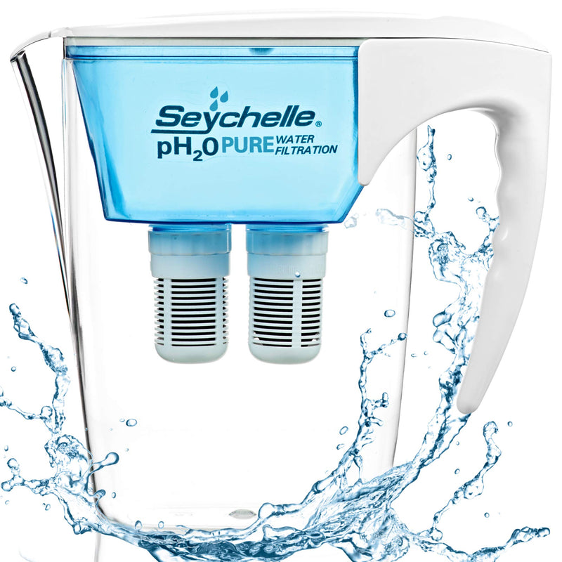 Seychelle pH2O Alkaline Water Filter Pitcher Replacement - Single