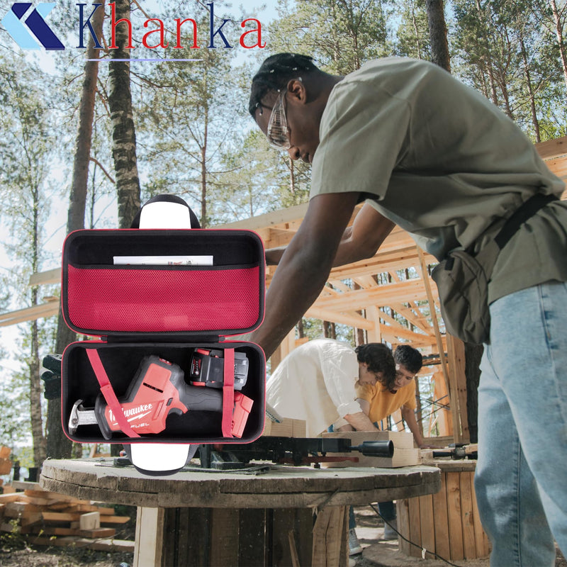 khanka Hard Tool Case Replacement for Milwaukee M18 FUEL Cordless Hackzall Reciprocating Saw 2719-20, Case Only