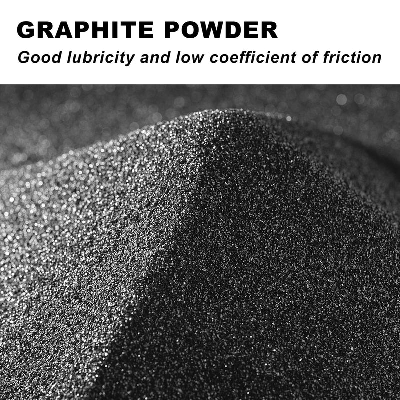 Pure Graphite Powder | 1000 Grit Superultra-Fine Graphite Powder | Graphite Lock Lubricant | Dry Graphite Lubricant | Graphite Powder for Locks | Graphite Grease - 8 oz