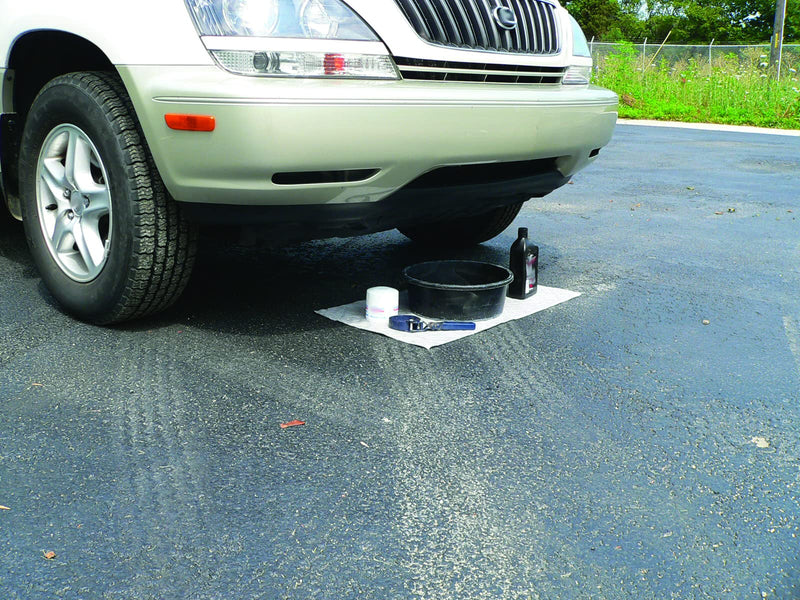 Oil Eater Drip & Spill Universal Pads - Absorbs Liquids | Soaks Oil, Grease, Coolant and Water-Based Fluids - Car, Truck, RV, Motorcycle and Tools - 6 Pack,Grey,15" x 18",AOA-BPL006-GREY 6-Pack-Grey