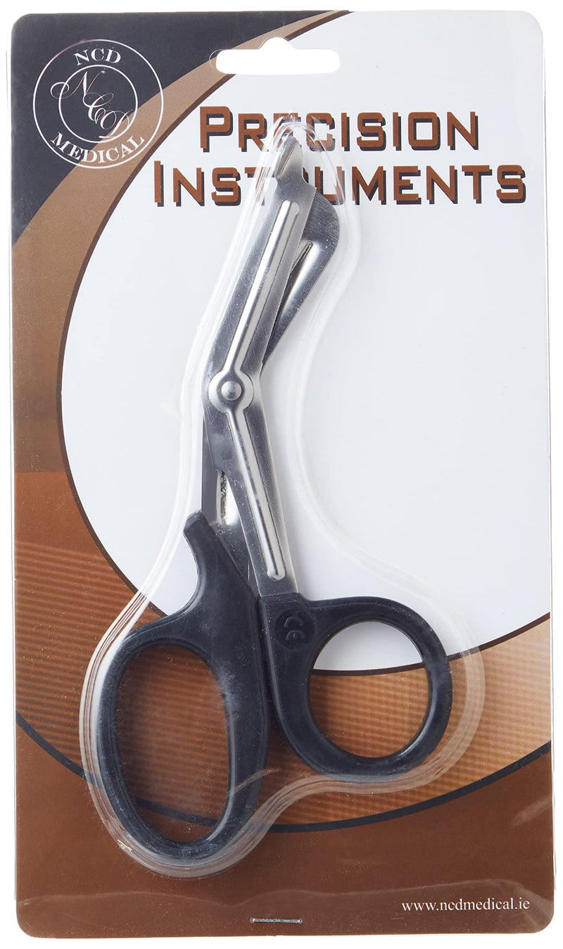 Prestige Medical EMT/Utility Scissor, Black, 7 1/2 Inch 7.5 Inch