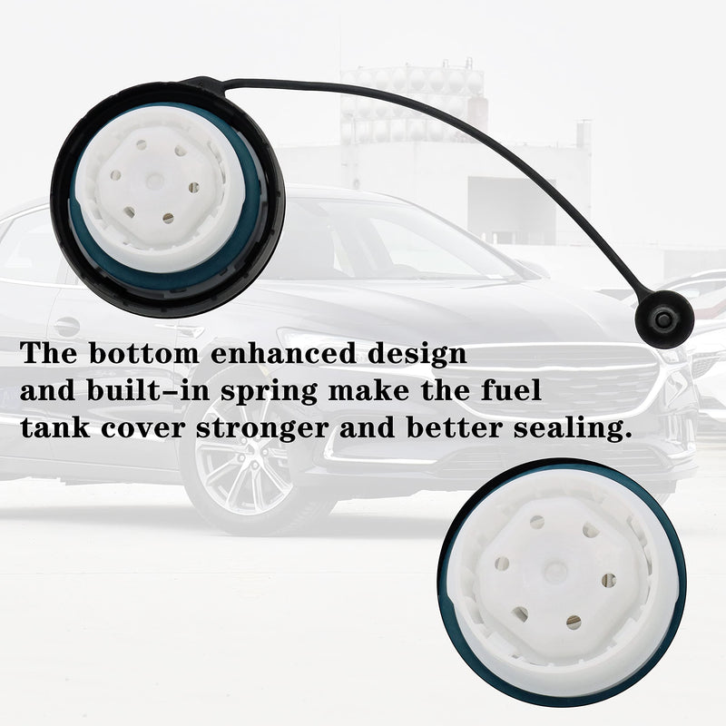 GT329 Gas Cap Fuel Cap for 2007-2020 Saturn Outlook, Buick Enclave Allure LaCrosse Envision Regal, Cadillac SRX CTS ATS, Chevrolet Traverse Camaro Equinox Malibu SS Impala, GMC Acadia Terrain