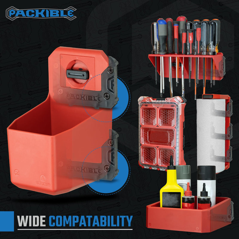 PACKIBLETool Manta Mounts - Mounting Cleats Compatible with Milwaukee Packout Locking packout Accessories 6