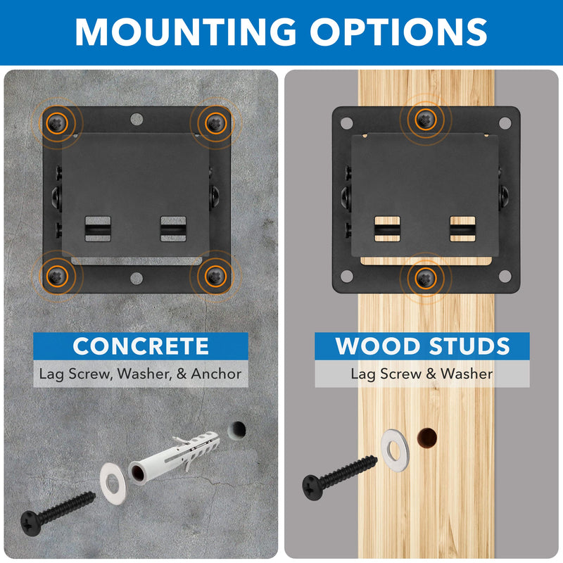 Mount-It! Small TV Wall Mount with Quick Release | Fits 13-32 Inch Screens | Low-Profile Slim Design | Tilting VESA Wall Mount 75x75 & 100x100 | RV & Office Compatible | 30lb Capacity