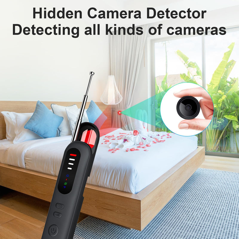 MDK Hidden Camera Detectors - Portable Hidden Camera Finder Hidden Device for Car, Home,Hotel,Travel, Office
