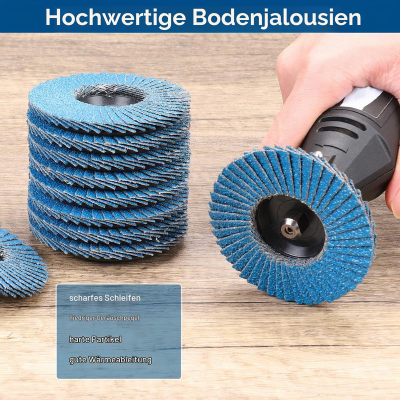 Pack of 12 76 mm Flap Discs, Fine Surface Flap Disc, 60 Grain Angle Grinder, Polishing Mop, Sanding Discs, Flap Disc for Metal, Wood, Steel 60 grit 12 pieces 76 mm