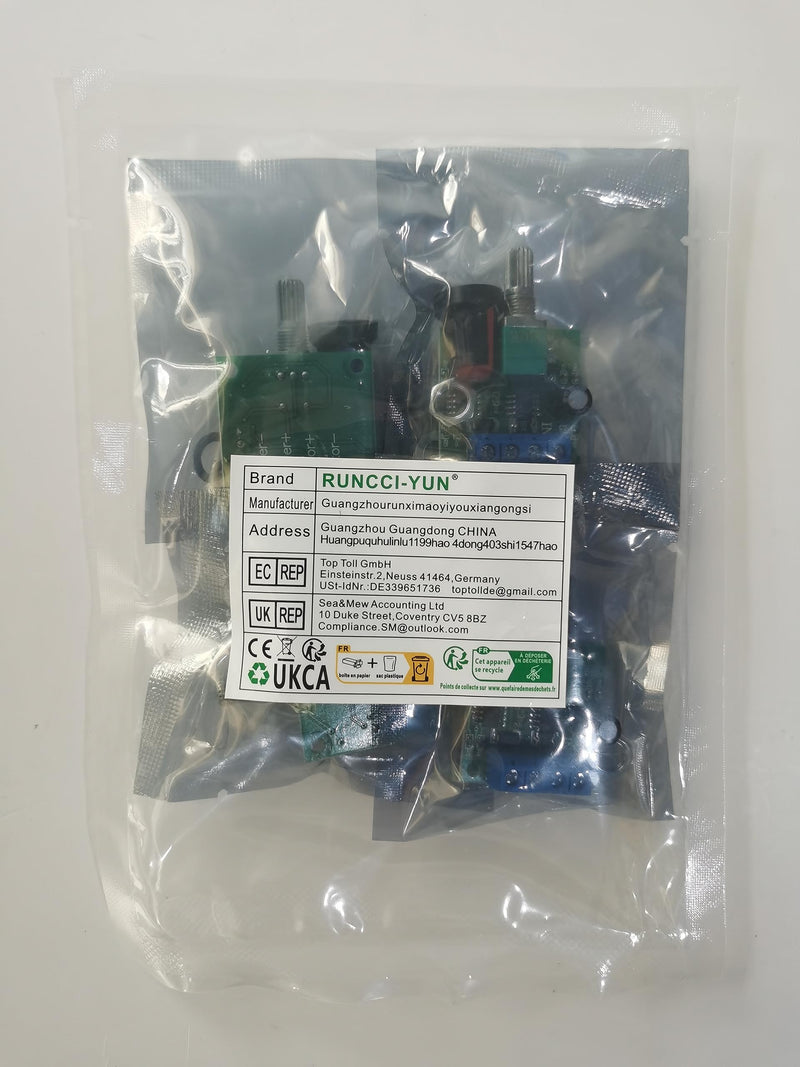 RUNCCI-YUN 4pcs 1.8V 3V 5V 6V 7.2V 12V 2A PWM motor speed controller, DC speed controller 12v, motor speed switch controller LED volt regulator speed controller