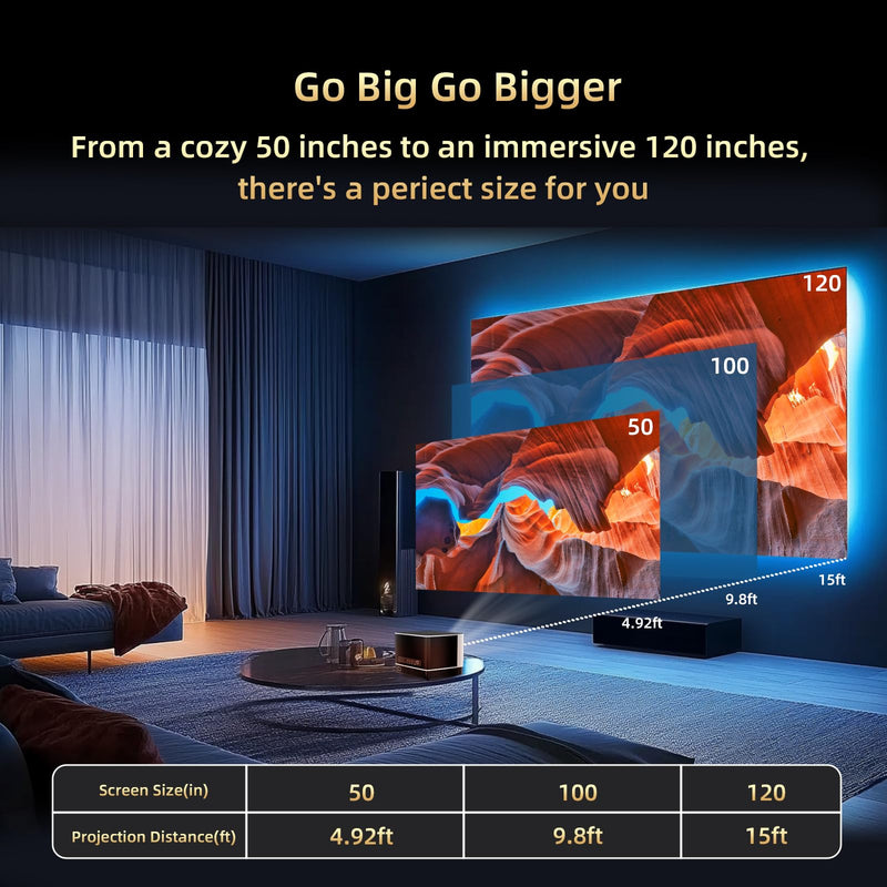 [Netflix Licensed &Dolby Audio]KTC Smart Projector 4K Supported TRUE 600ANSI Native 1080P with WiFi and Bluetooth & Dual Strong Speakers,Seamless Autofocus & Keystone Home Theater Proyector 2025