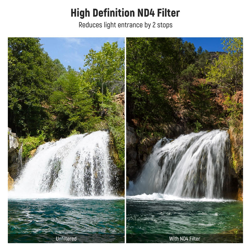 NEEWER 77mm UV/CPL/ND Lens Filter Kit with Hard Shell Storage Case, Multicoated Optical Glass & Aluminum Alloy Frame, UV + Circular Polarizer (CPL) + Neutral Density (ND4) Filter for 77mm Camera Lens