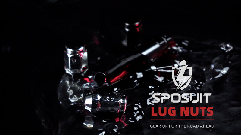 Sposuit 20 Pcs M12x1.5 Black Lug Nuts, 19mm Hex - Replacement for Mazda 20 Pack HexDrive