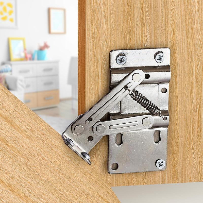 Ravinte 3 Pair Tip Out Tray Hinges Kitchen Cabinet Hinges Self Closing Cabinet Door Hinges Kitchen Cabinet Door Satin Nickel Durable Easy Install Bathroom Sink Front Drawer Hardware