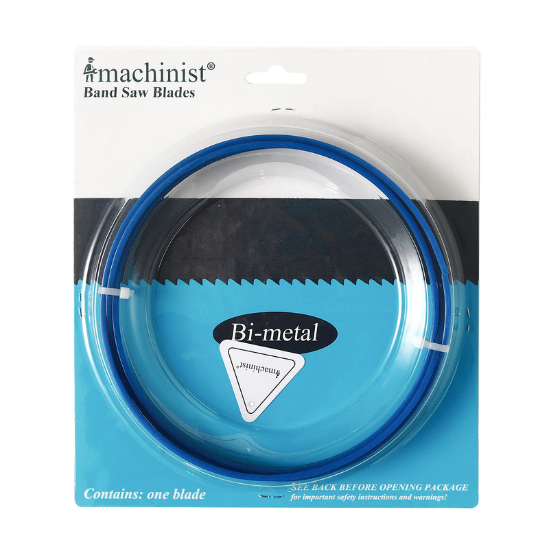 Imachinist S621214 62-inch X 1/2-inch X 14 TPI Bi-Metal Band Saw Blades for Soft Ferrous Metal (Pack of 2) 14TPI (Pack of 2)