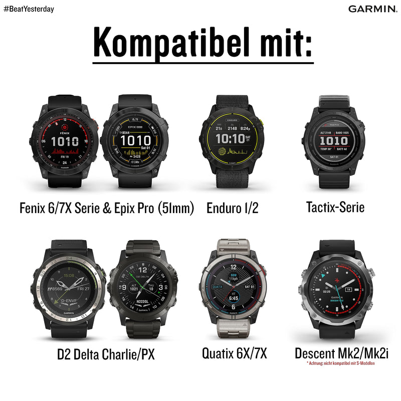 Garmin UltraFit Nylon Strap (26 mm) - Black