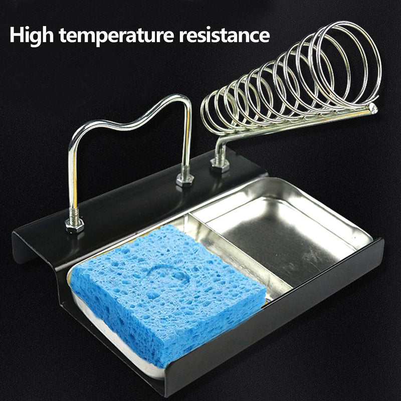 DHER Sponges Soldering Iron Clean Soldering Tips High Temperature Soldering Sponge Pack of 10 Soldering Iron Cleaning Sponge Thickened 5.5 x 5.5 cm Square High Temperature Resistant Soldering Iron Head Cleaning Sponge
